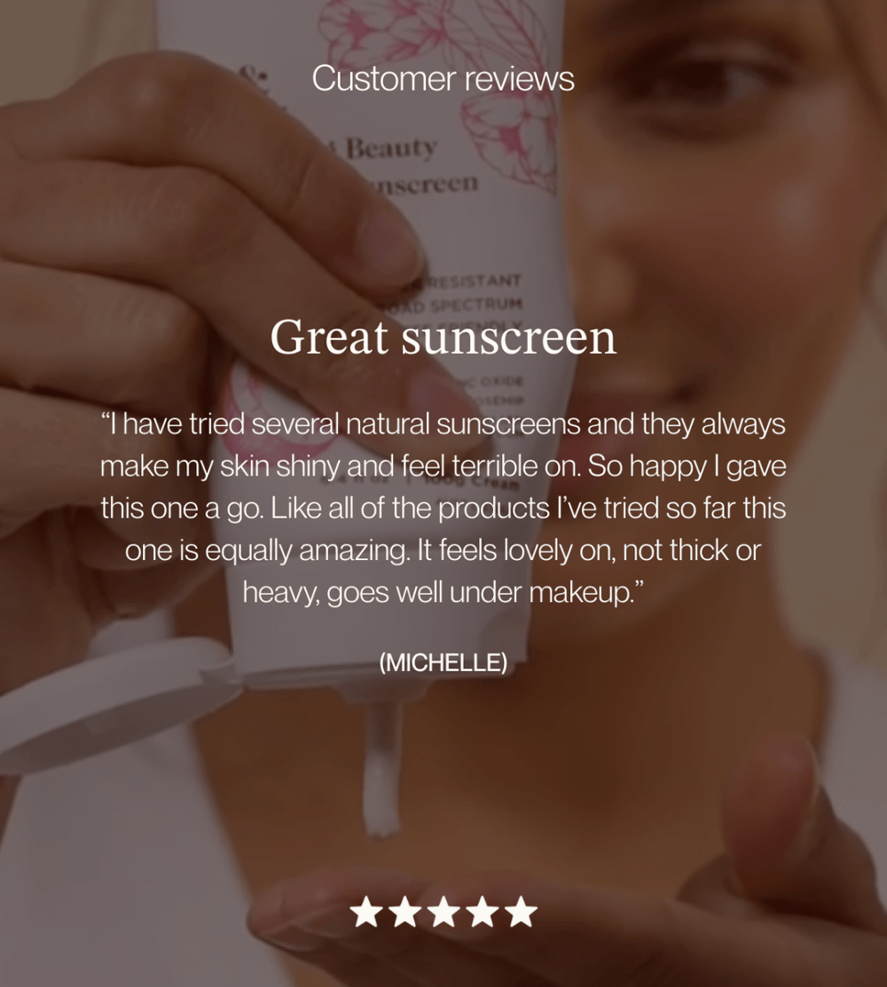 Basking Beauty Natural Sunscreen SPF50