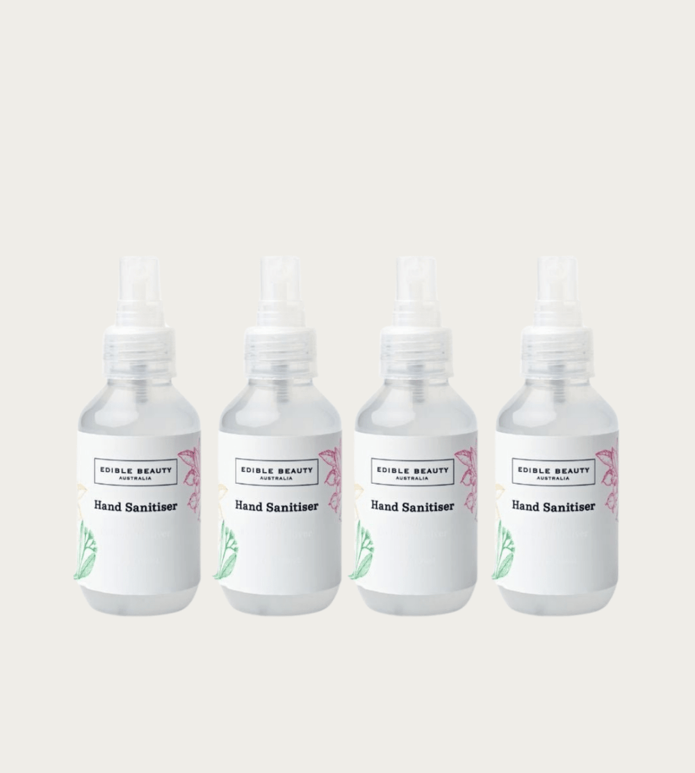 Natural Hand Sanitiser with Colloidal Silver 4 Bottles