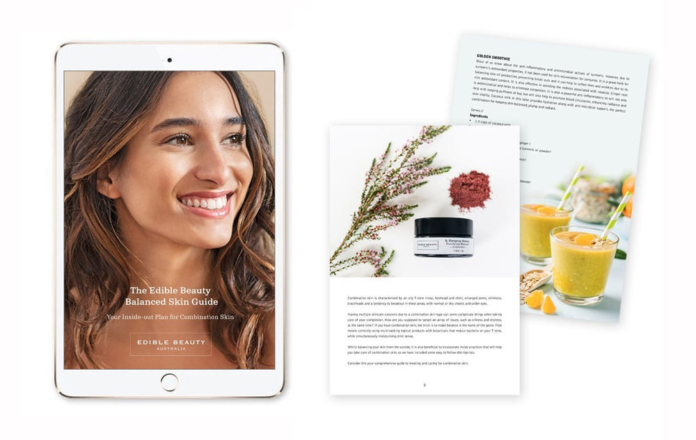 The Edible Beauty balanced skin guide – for combination skin